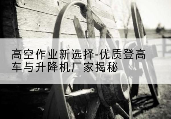 新源登高车厂家-高空作业新选择-优质登高车与升降机厂家揭秘